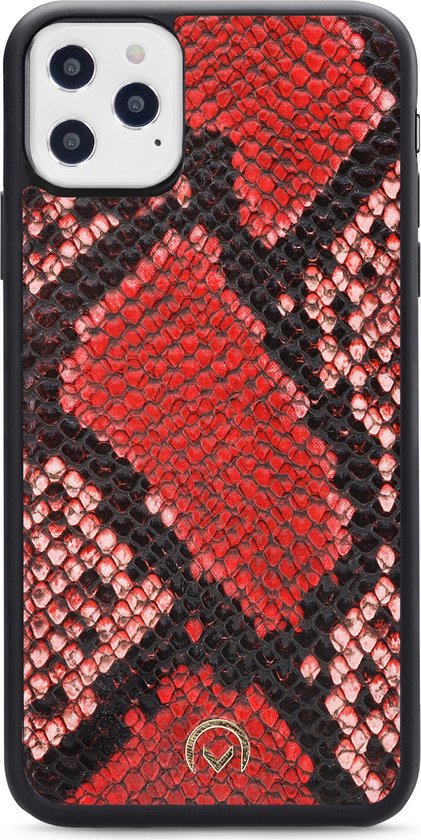 Mobilize - Coque iPhone 12 Pro Max - Pochette Velours Tuyaux Rouge