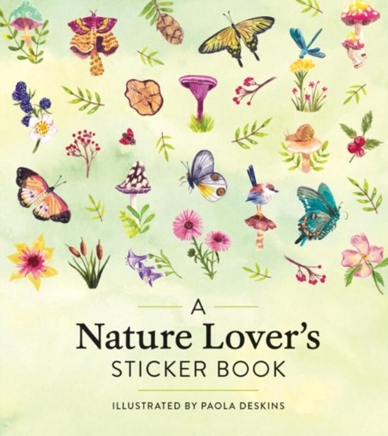 A Nature Lover's Sticker Book - cover