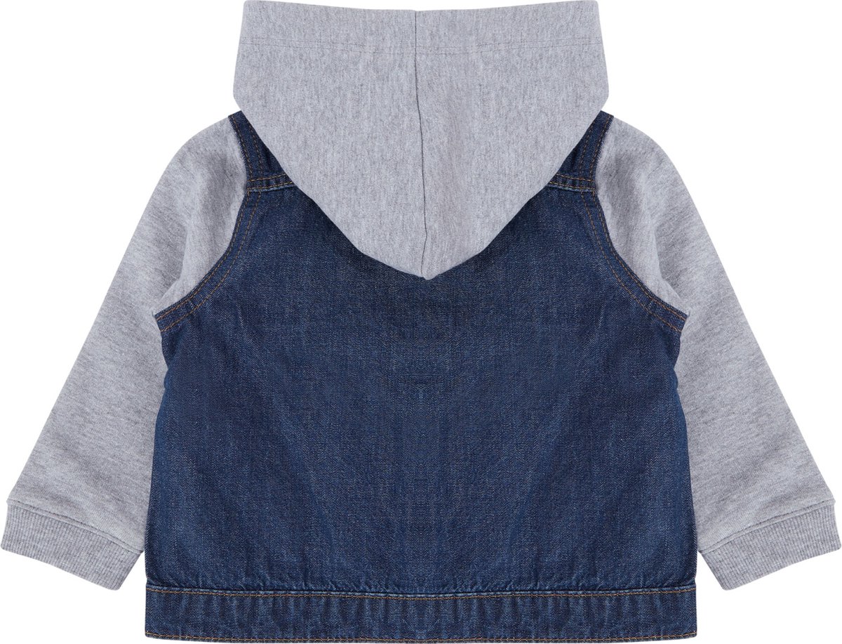 Larkwood Jeansjasje met capuchon voor kinderen LW750 Heather 5/6 Years 5/6 jaar Grijs