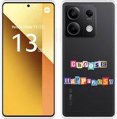 Étui Cazy adapté à Xiaomi Redmi Note 13 5G Choisissez le Happiness