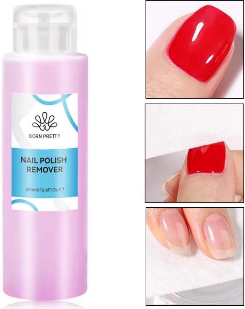 Goedkoopste Born Pretty - Nagellak remover - 500 ml - Nagellakremover - Nagellak verwijderaar - Nagellak verwijderen - Dissolvant - Aceton