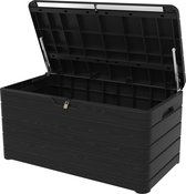 Toomax Dolomiti opbergbox met deksel - 500L - Antraciet - Kunststof - Waterdichte kussenbox voor buiten in de tuin