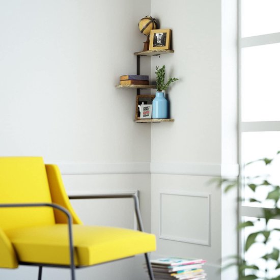 Coradoma Wandrek, wit, metaal, hangrek voor woonkamer en badkamer, modern, 56 x 14 cm, zwevend rek, rond, decoratie, slaapkamer, keukenrek, kamer