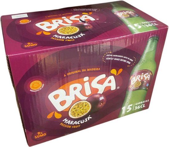 Foto: Brisa maracuj 15x 36 cl glass bottles