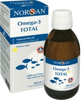 Bol.com NORSAN | OMEGA-3 TOTAL VISOLIE CITROEN | 2000 MG | EPA 1120 MG | DHA 536 MG | DPA 128 MG | VITAMINE D EN E | PUUR EN ZUI... aanbieding