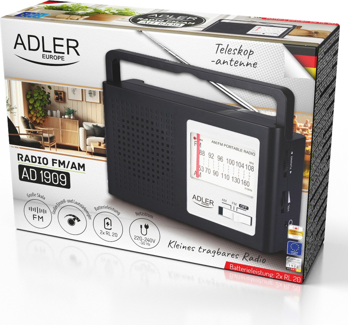 Adler Radio AM/FM AD 1909 - kopen bij