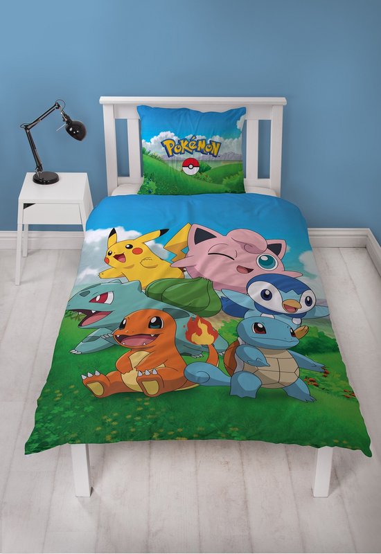 Pokémon - Pikachu en Eevee Microvezel Beddengoed Set (200x140cm