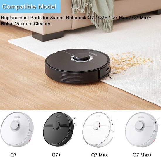 UPUPDAY Accessoires voor Roborock S7 Max Ultra, S7 MaxV Ultra, Roborock S7 Pro Ultra, 2 hoofdborstel, 1 zelfreinigende borstel, 6 stofzakken, 4 reinigingsdoeken, 4 filters, 6 zijborstels UPUPDAY Accessoires voor Roborock S7 Max Ultra, S7 MaxV Ultra, Roborock S7 Pro Ultra, 2 hoofdborstel, 1 zelfreinigende borstel, 6 stofzakken, 4 reinigingsdoeken, 4 filters, 6 zijborstels
