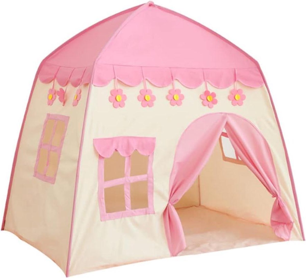 Speeltent voor Kinderen Prinsessen-speeltent veilig niet-giftig bevroren prinsessenkroon toverstaf 130 x 100 x 130 cm
