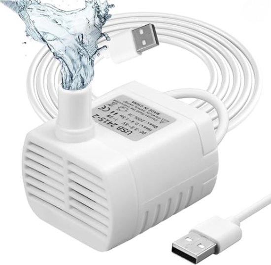 Fonteinpomp met LED-verlichting voor vijvers en waterornamenten - 800 l/u