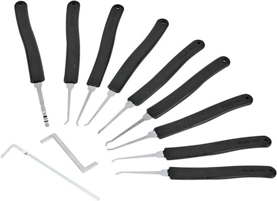 Foto: Lockpick gereedschap set 11 stuks voor beginners en ervaren slotenmakers