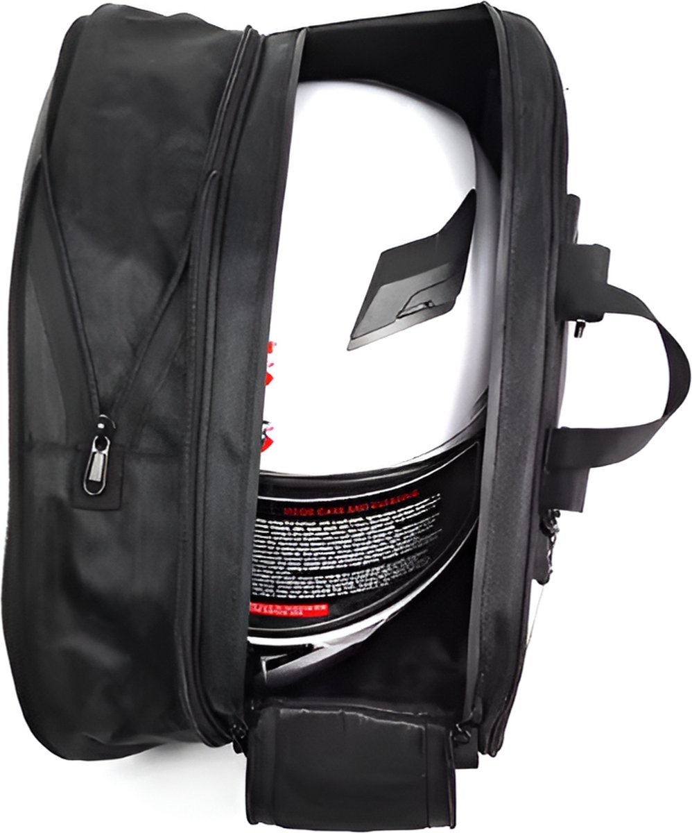 CarryQuest® - Motor Rugzak - Universele Motorfiets Tas - Motorrugzak - Waterdicht, Lichtgewicht, 36L-58L Capaciteit - Inclusief Regenhoes - Carbon – foto 5