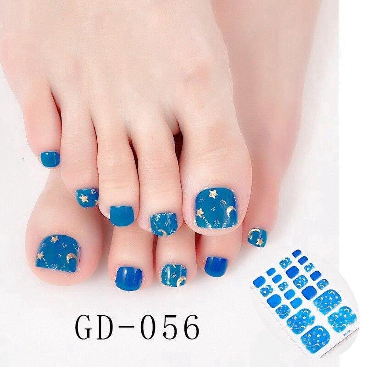 Goedkoopste NagelStickers 22 Tips/1Vel Manicure Teen Nagel stickers,Nageldecoratie Nagelvijlen