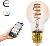 Lampe LED connectée EGLO connect.z - E27 - Ø 6 cm - Lumière blanche réglable - Dimmable - Zigbee