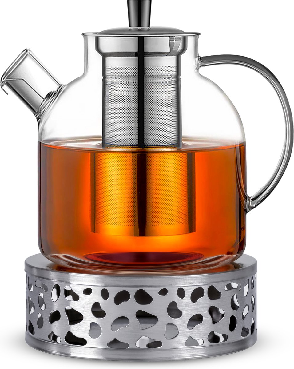 Peosaard Magische Theepot, Half Automatische Theeset, Hoog Borosilicaat Glas Magnetische Theepot met Infuser, 300ml 460ml Magisch, 7.8x4.9x10.4 Kung