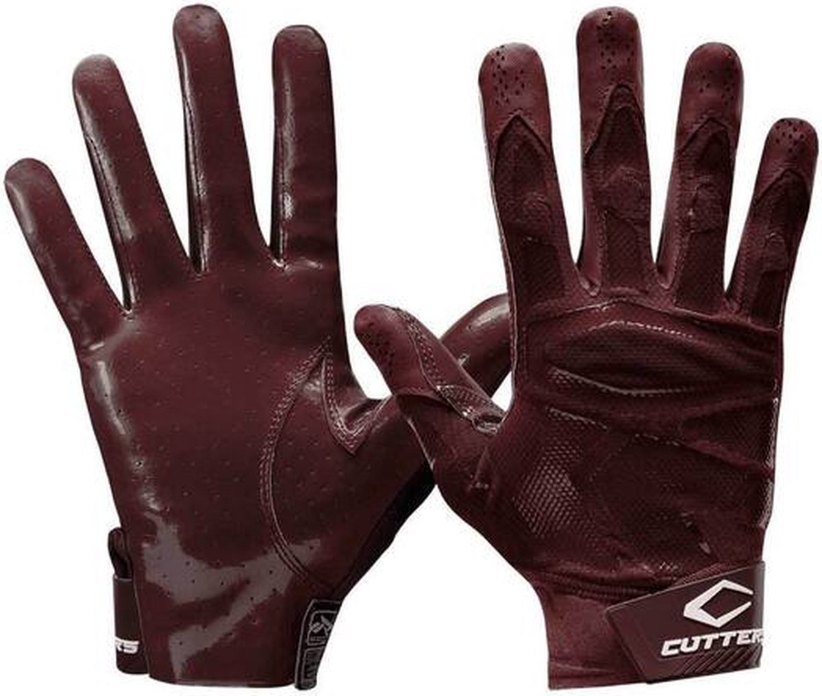 Cutters S500CS Rev Pro 4.0 Solid 3XL Maroon voor Sport American Football