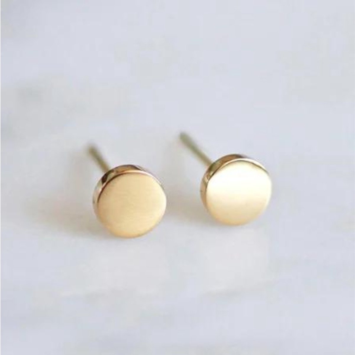 Oorknopjes rond - Oorbellen Dames