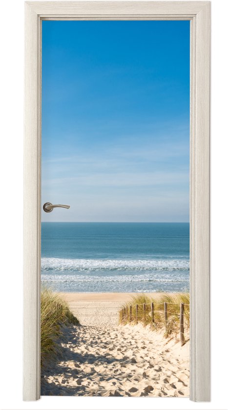 Bilderdepot24 Türtapete Schöner Weg zum Strand III 90 x 200