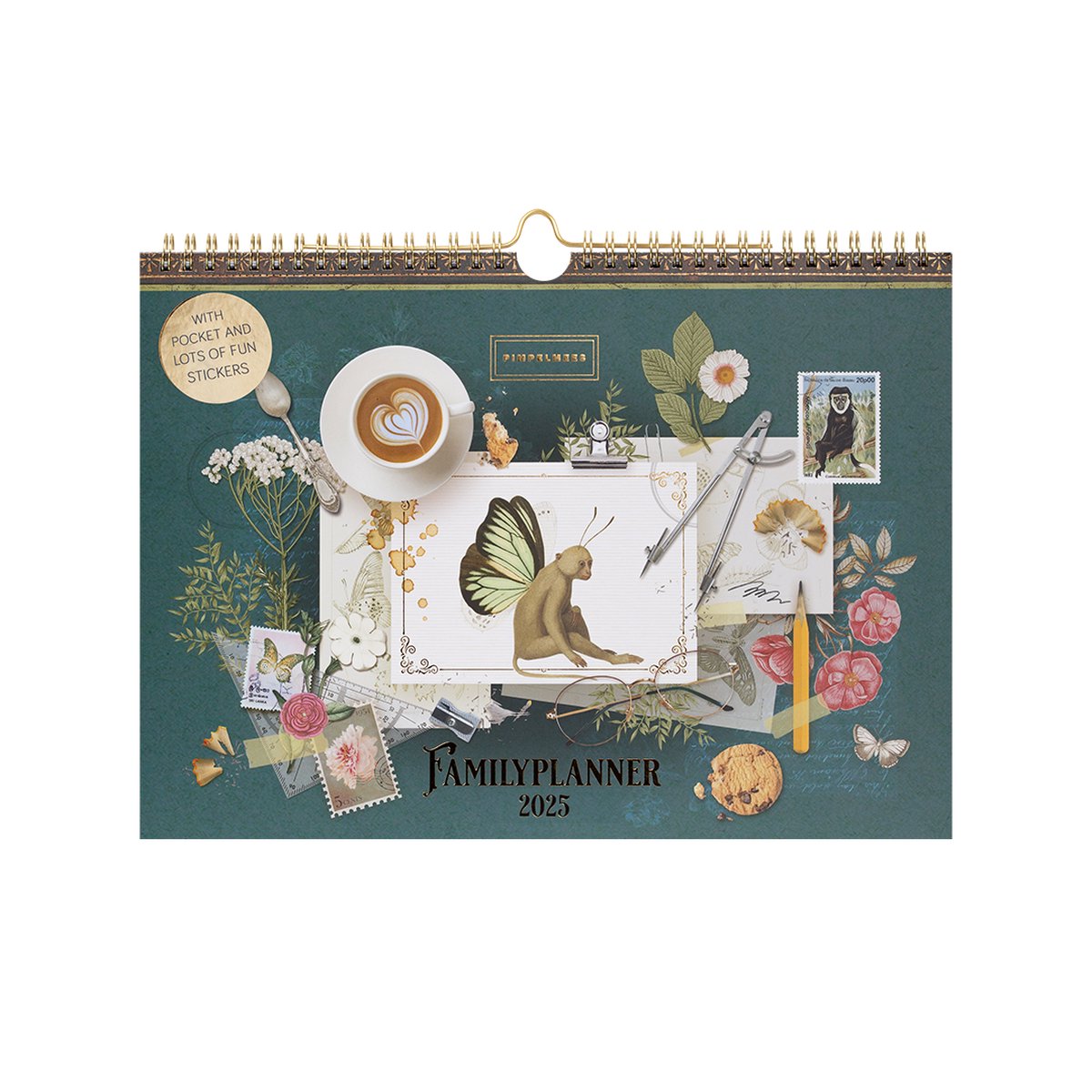 Pimpelmees family planner 2025 Wonderland Wingmonkey Fig op Prijzenvolger.com