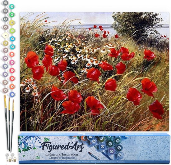 Golden Flowers - Schilderen Op Nummer | Arty Bee