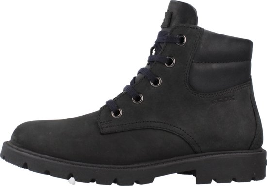 Geox Jongens J Shaylax Boy enkellaars, Navy Black, 34 EU