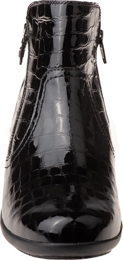Bottines Noires Taille UK 4 (pointure 37 Environ) - Occasion - Tige Cheville - Petit Talon