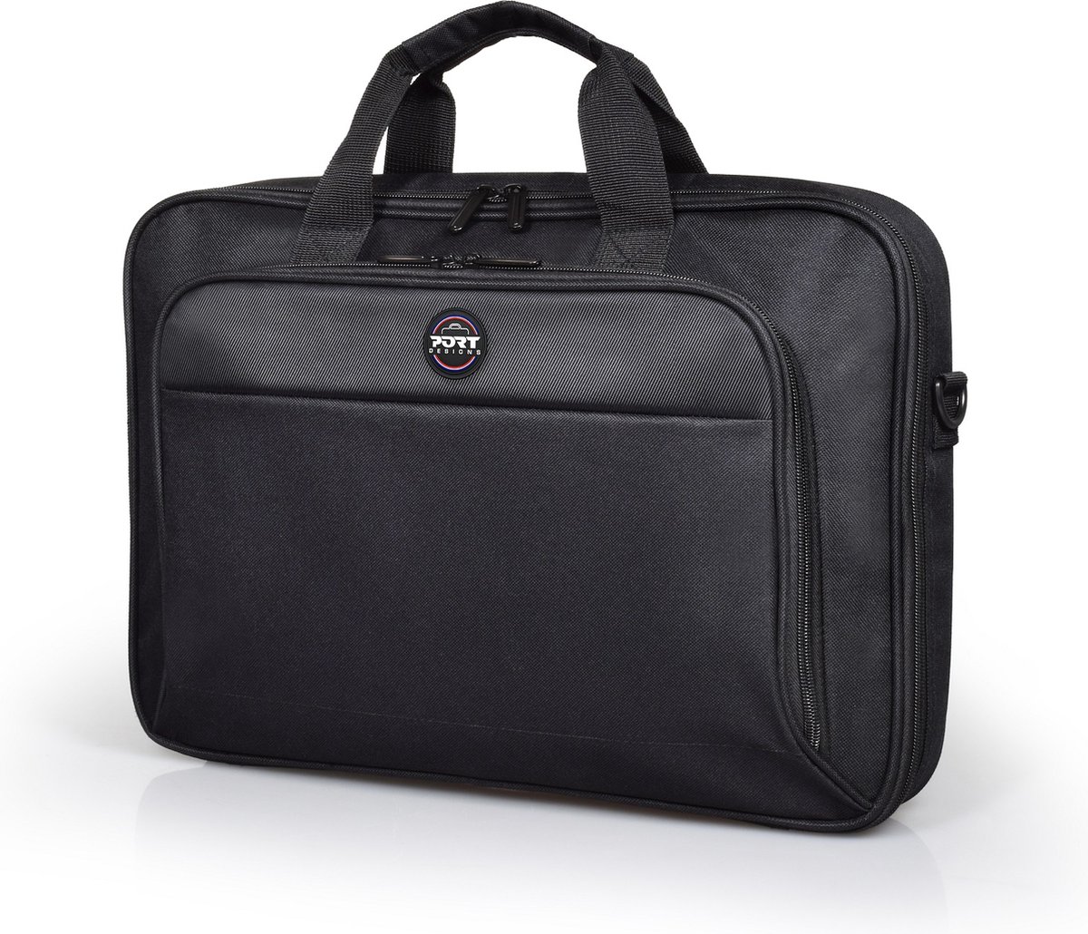 Port Designs Hanoi II - Laptoptas - tot 15.6 inch - Clamshell - Zwart