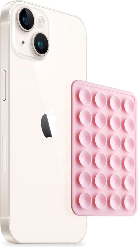 Accessoires Telephone Giantree Lot De 2 Supports à Ventouse En Silicone Pour Téléphone Ventouse Telephone Portable Double Face