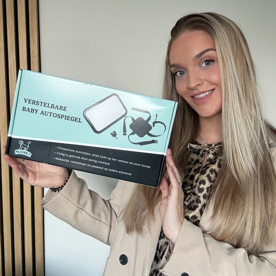 Autospiegel Baby Verstelbaar - Achteruitkijkspiegel - Baby Spiegel Auto Achterbank