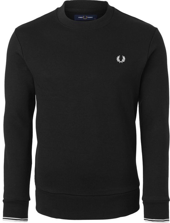 Sweatshirt Fredperry Col Rond Noir - Fashion Wear - Adulte