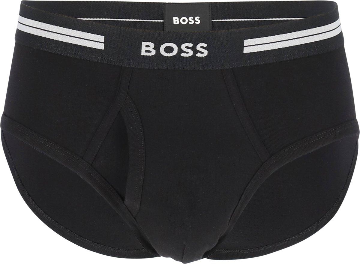 HUGO BOSS Traditional Original brief (1-pack) - heren slip met gulp - zwart