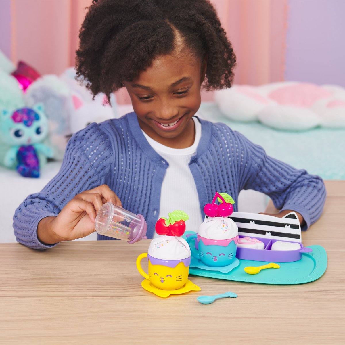 Gabby’s Poppenhuis - Spikkelfeest-serviceset met accessories — afbeelding 2