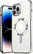 Coque De Protection Design Pour Iphone 16 Avec Verre Trempé Caméra Argent à Prix