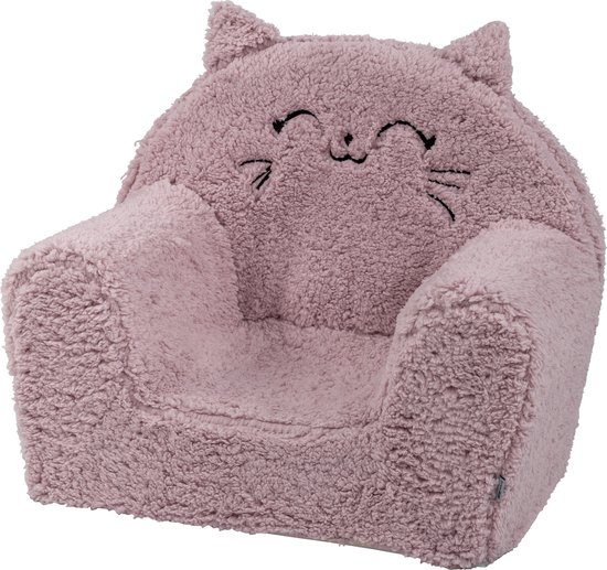 Foto: Bubaba by freeon kinderfauteuil peuterstoeltje kinderzetel wasbare hoes kitty teddy stof 