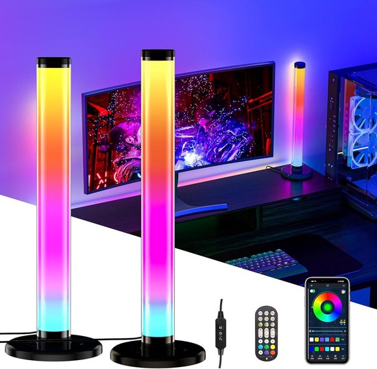Barre Lumineuse LED RGB Pour TV - Rétroéclairage Ambiant Gaming - Télécommande - 5V - Alimentation Par Câble - Neuf