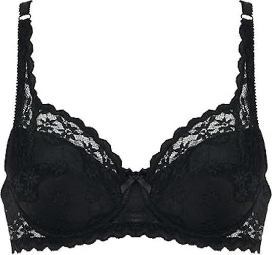 Teyli Cotton Bra Dames Beugel BH Met Kanten Bies Het Is Gemaakt Van Hoge Kwaliteit Katoen En Lycra Wit 65m 2851875159