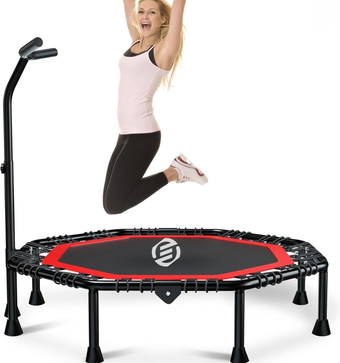 Equivera Rebounder Trampoline - Rebouncer - Mini Trampoline - Rebounder Training - Fitness Trampoline - Indoor
