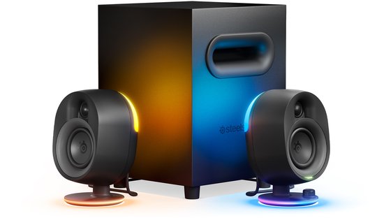 SteelSeries Arena 7 – 2.1 Multimedia speakers met RGB – USB/Bluetooth/Optical