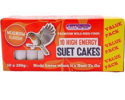 Suet vetblok meelwormen - 10 blokken á 280 gram