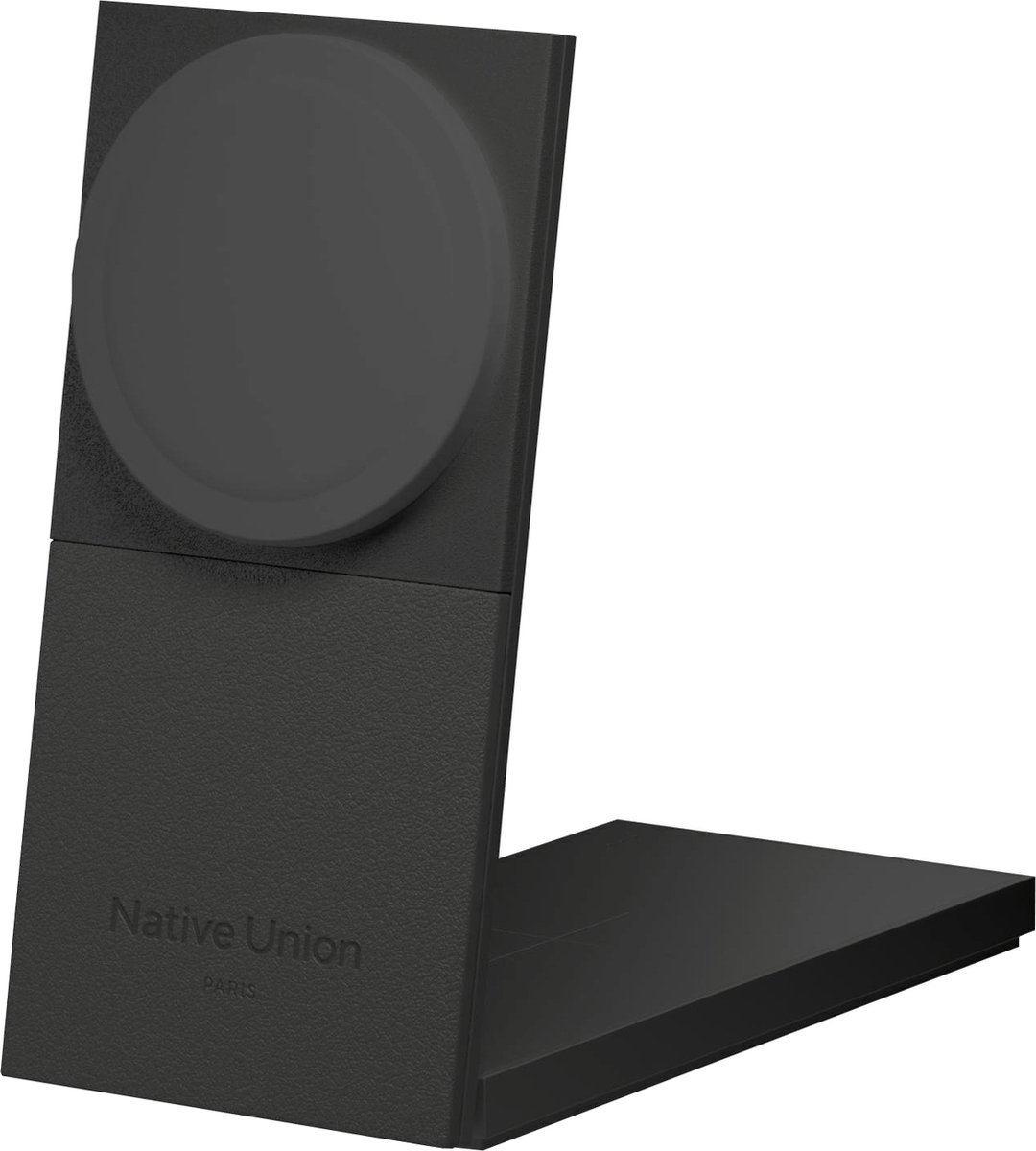Native Union RISE 2-IN-1 Qi2 WIRELESS Oplader BLACK