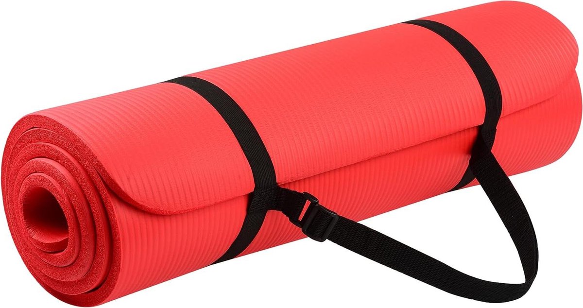 Yoga mat 1/2-inch extra dikke hoge dichtheid anti-scheur oefening met draagriem - Everyday Essentials