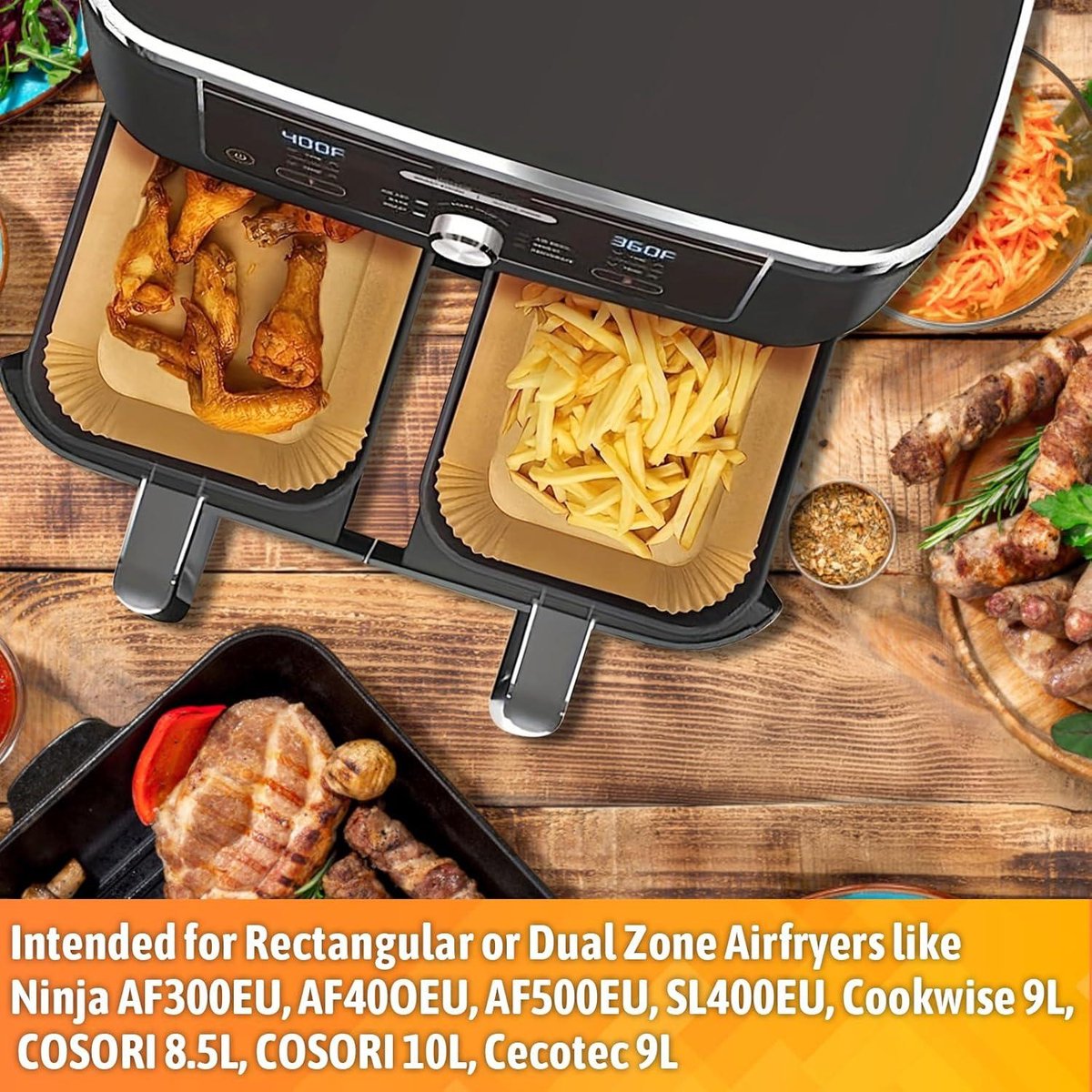 Ninja Heteluchtfriteuse accessoires, airfryer-accessoires voor Ninja