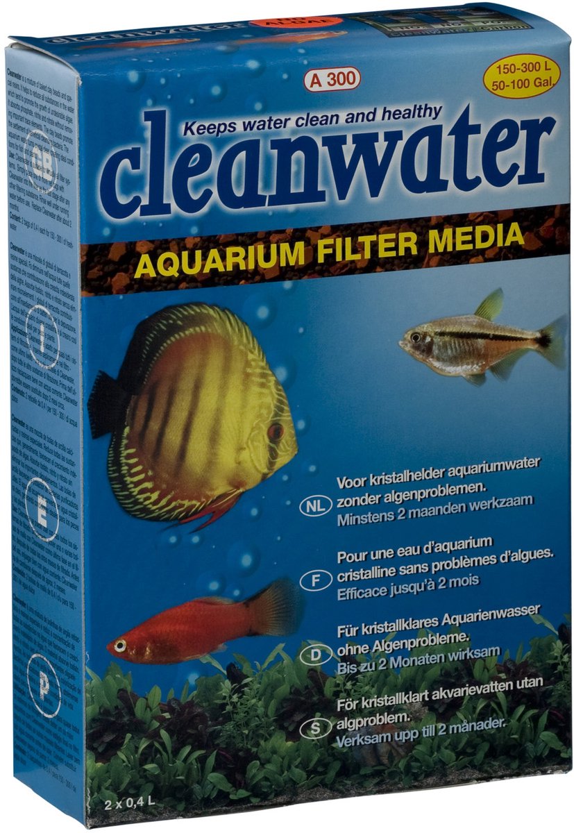 Cleanwater Filterkorrels - 2X40 ML