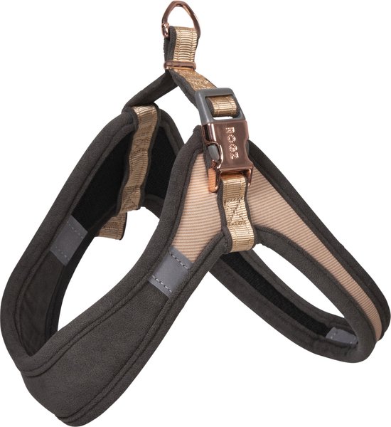 Rogz Urban Fast Fit Tuig Goud&Grijs&Rosé - Hondenharnas - S/M