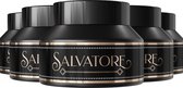 Salvatore Strong Matte Wax - Haarwax voor Mannen - Sterke Hold - Matte Finish - Geschikt voor Kort en Halflang Haar - Langdurige Fixatie - Unieke Mannelijke Geur - Ideaal voor Dagelijks Gebruik - Makkelijk Uitwasbaar - 6 x 100 ml - Voordeelverpakking