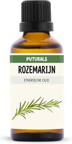 Puturals Rozemarijn Olie 100% Biologisch - 50ml - Puur en Vegan Haarolie - Rosemary Oil voor Haarverzorging en Haargroei - Rozemarijn Haarolie rijk aan Vitamines