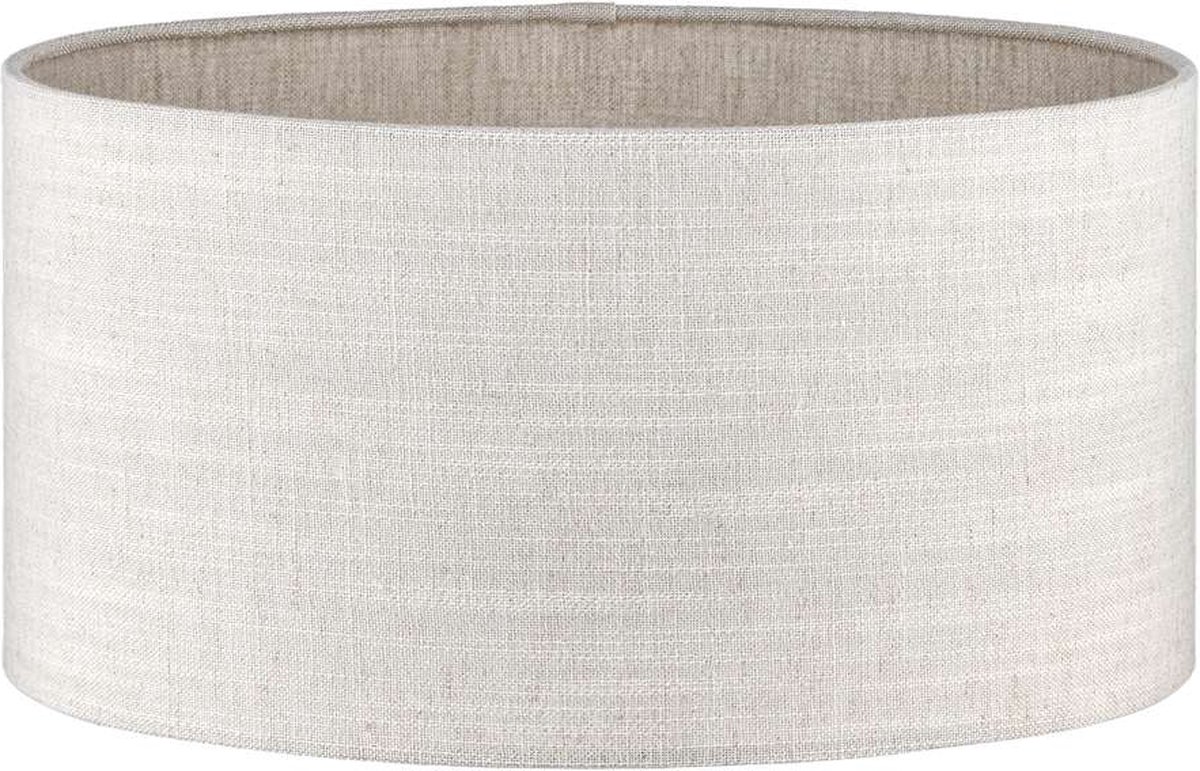 Lampenkap ovaal - 25x16x15cm - Oslo linnen offwhite