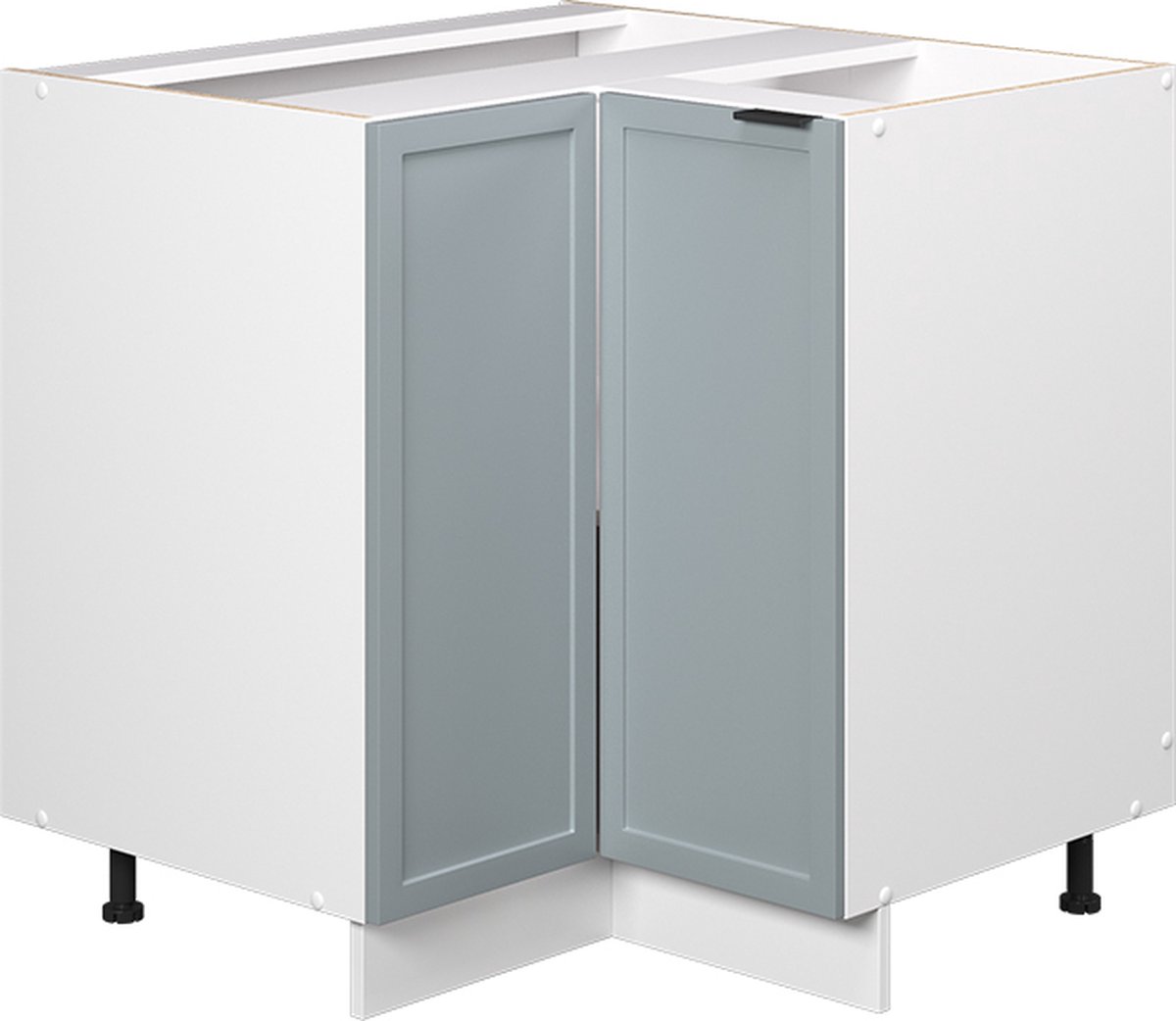Vicco Fame-Line Hoekkast – 80.5 cm zonder werkblad Licht blauw-grijs Licht blauw-grijs/Wit