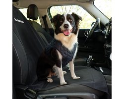 ORENDAHILL Auto Hondendeken – Single - 50x135cm - Sport Lycra-stof, Waterafstotend oppervlak, Waterdicht membraan, Opvouwbaar, Compatibel met verwarmde stoelen, 100% polyester – Geschikt voor alle autotypen