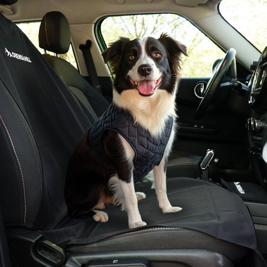 ORENDAHILL Auto Hondendeken – Single - 50x135cm - Sport Lycra-stof, Waterafstotend oppervlak, Waterdicht membraan, Opvouwbaar, Compatibel met verwarmde stoelen, 100% polyester – Geschikt voor alle autotypen